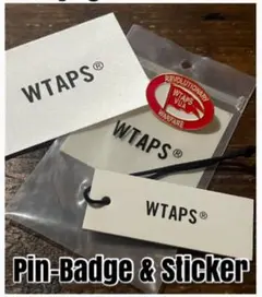WTAPS®︎ Pin-Badge & Sticker■期間限定セットWps07