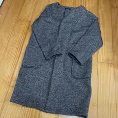 w closet アウターグレー ロングコート