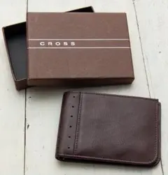 新品未使用 CROSS 二つ折り財布 ミニ財布 ブラウンのサムネイル