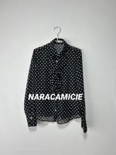 NARACAMICIE ナラカミーチェ ドット柄 ブラウス 0のサムネイル