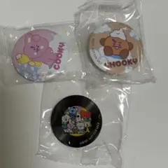 くら寿司ビッくらポン　BTS BT21 缶バッチ　アクリルステッカー　3点セット