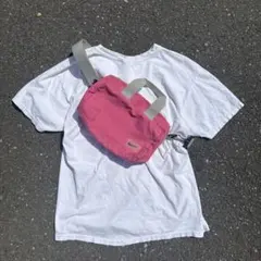 90s 白タグ old nike ピンクグラフチェック ショルダーバッグ
