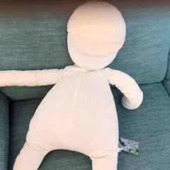 ヒューマンfall.flatホワイト帽子付きぬいぐるみ