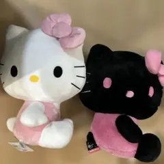 天使と小悪魔シリーズ　キティ　　ぬいぐるみ　 ティッシュカバー 　2個セット 天使と小悪魔シリーズ キティ ぬいぐるみ ティッシュカバー 2個セット