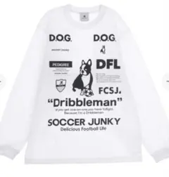 soccer junky Dribbleman 長袖シャツ ホワイト Lのサムネイル