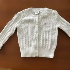 Ralph Lauren ホワイト カーディガン 24M