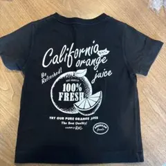 RHC AMERICANFOODS Tシャツ ブラック 110のサムネイル