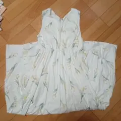 ジェラピケ　ルームワンピース　花柄
