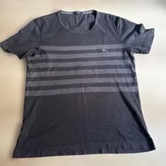 BURBERRY LONDON Tシャツ ボーダー 刺繍ロゴ Mのサムネイル