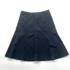 【美品】クレイサス　パネルフレアスカート　黒　38　日本製のサムネイル