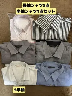 【まとめ売り】レディース シャツLサイズ6点セット(長袖5点 半袖1点)色柄物