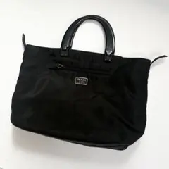 PRADA ナイロン リバーシブル バッグ ブラック×カーキ 樹脂ハンドルのサムネイル