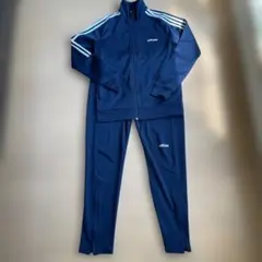 adidas ジャージ上下セット 160 ネイビー