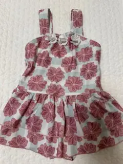 最終価格　キッズ　水着　花柄　110