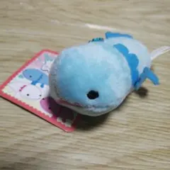A✓ OCHAME ウーパールーパー2 マスコット ブルー 水色