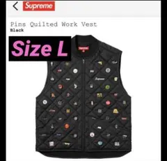 2025年最新】supreme pins quilted work vestの人気アイテム - メルカリ