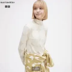 UNIQLO × marimekko ヒートテックタートルネック　ユニクロ
