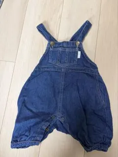 【70サイズ】tete a tete デニム サロペット ロンパース