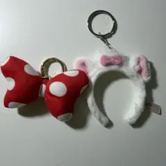 ディズニー カチューシャ キーチェーン マリーちゃん ミニーちゃん キーホルダーのサムネイル