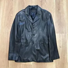 ZARA/ザラ/RELAXED FIT LETHER BLAZER/牛革/本革のサムネイル
