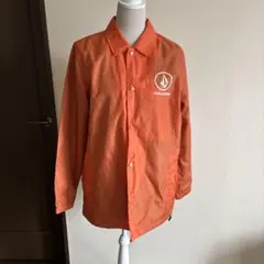 VOLCOM オレンジ ナイロンジャケット