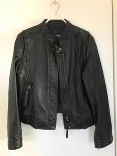 ☆★美品☆SLOBE IENAシープスキン☆シンプルライダースジャケット☆★