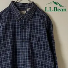 Y2K L.L.Bean（エルエルビーン）ボタンダウンシャツ/L/ブルー