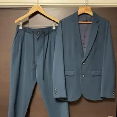【美品】M7days♡脚長見えオールインワン カーキグレー ジャンプスーツ 綺麗 美品】M7days♡脚長見えオールインワン カーキグレー ジャンプスーツ