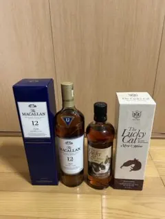 The Macallan12年ダブルカスク＆マルスラッキーキャット