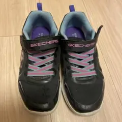 SKECHERS SPORT スニーカー ブラック/ブルー/ピンク　21センチ