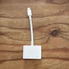 【Apple純正品】HDMI変換アダプター Lightning ホワイト　箱無し