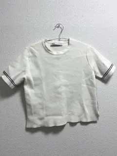 ZARA ニット　半袖トップス