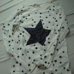 H&M 長袖カットソー 星柄 120-130cm