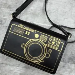 入手困難 美品 ケイトスペード カメラバッグ ショルダーバッグ クロスボディ 黒