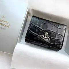 【新品♡早い者勝ち】Vivienne Westwood 三つ折り財布 ブラック