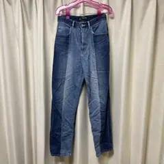 CUBE SUGAR 切り替えデニムパンツ