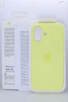 新品-iPhone17 シリコンケース ネオンイエロー