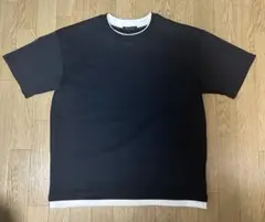 Rag Out クールネックT 紺色
