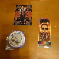 ATSUSHI EXILE フォトカード、缶バッジ、千社札
