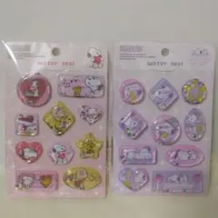 スヌーピー　ウォーターシール　2枚セット