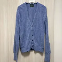 【レア】JANZEN ブルー Vネック カーディガン USA製 Mサイズのサムネイル