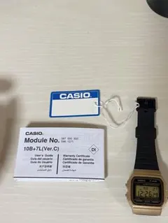 CASIO F-91W-9ADF ゴールド デジタル腕時計