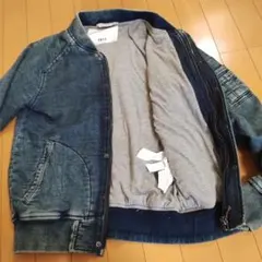 デニムma-1 ユーズド加工