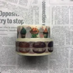 海外マスキングテープ　2個セット