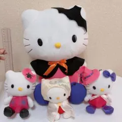 レア♥ハロウィンキティ ぬいぐるみ ４体セット♡