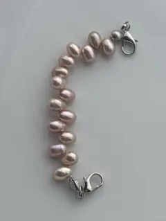 11 淡水パール　ストールクリップ　カーディガン　羽織留め メタリック　ツヤツヤ