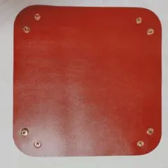 オーサムトレー レザートレイ マルチトレー ワインレッド/ブラック 25cm