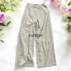 Lutique コーデュロイカジュアルパンツ ライトグレー Mサイズ
