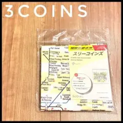 【新品未使用】 3COINS 地球の歩き方 路線図ハンカチ ロンドン イギリス❤️