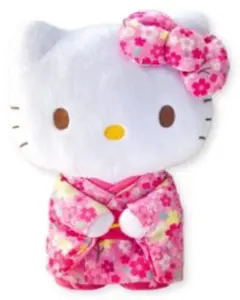 ハローキティ 着物 ぬいぐるみ　Lサイズ　チェリーブロッサム　和桜